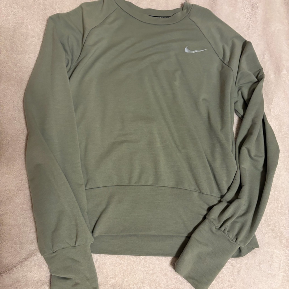 Nike Sage Green Crew Neck Top